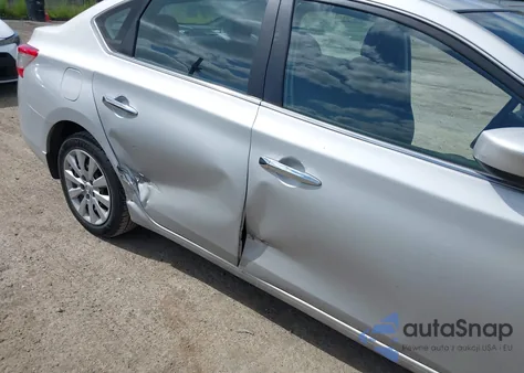 2014 Nissan Sentra Fe+ S/Fe+ Sv/S/Sl/Sr/Sv z USA, uszkodzony, nr VIN 3N1AB7AP5EY215327